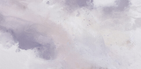 Watercolor background with particle splashes elements on light background	