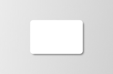Business card mockup with grey background