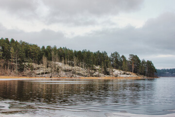 lake in the mountains