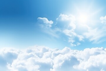 Fototapeta premium Planet landscape sunlight backgrounds.