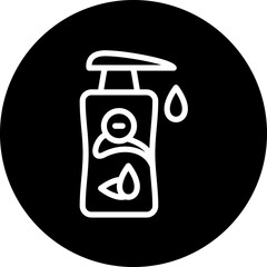 Body lotion vector icon style