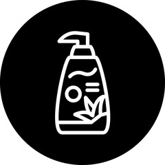 Body wash vector icon style