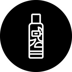Dry shampoo vector icon style