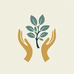 Philanthropy logo symbolizing generosity and support, representing compassion and positive change, with a clean, minimalist, and professional modern look, exuding trust, warmth, and empowerment.
