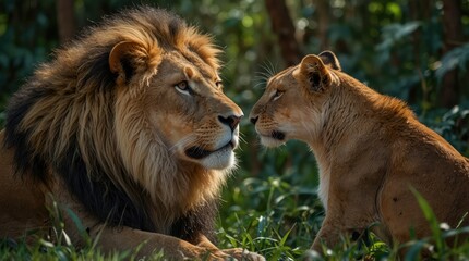 Obraz premium Fall foliage on a peaceful lane with colorful trees 