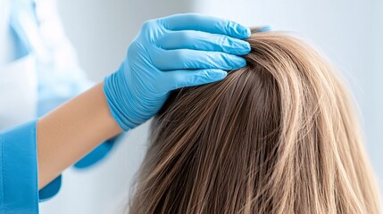 Naklejka premium Comprehensive Screening with Hair Sample Analysis - Detailed Clinical Evaluation for Accurate Detection and Health Assessment