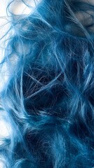 Fototapeta premium White Spider Web on Blue Background, Abstract Image, Texture, Pattern Background, Wallpaper, Cover and Screen of Smartphone, PC, Laptop, 9:16 and 16:9 Format