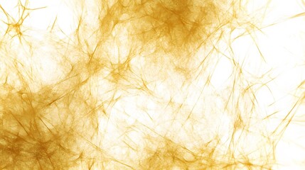 Obraz premium Golden Spider Web on White Background, Abstract Image, Texture, Pattern Background, Wallpaper, Cover and Screen of Smartphone, PC, Laptop, 9:16 and 16:9 Format