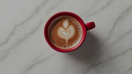 Coffee cup and stylish and modern coffee packaging with or dark brown and a table with a pink background