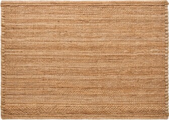 Fototapeta premium Natural Fiber Jute Rug in Earthy Tones with Organic Style for Eco-Friendly Home Decor Ideas
