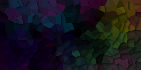 Obraz premium Beautiful colourful crystallized polygon background. abstract light colorful stone tile pattern. modern wallpaper, trendy simple minimal geometric pastel background vector abstract mosaic backdrop.