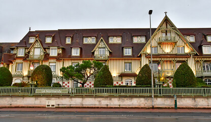 Deauville; France - october 12 2024 : city center