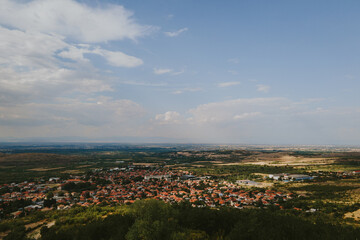 clouds over the city