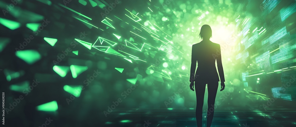Poster Business Trader in Dynamic Digital Environment