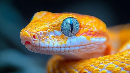 Fototapeta premium Reptile pet care. Featuring a pet snake or lizard in its habitat. Highlighting the unique care and display of reptile pets. Ideal for reptile pet care guides and tutorials.