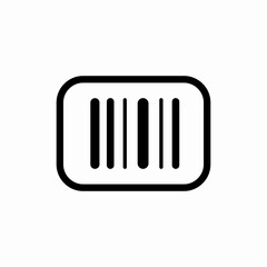 bar code scan icon sign vector
