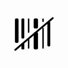 bamboo sword icon sign vector