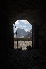 ptarmigan tunnel at Glacier national park, Montana, USA.