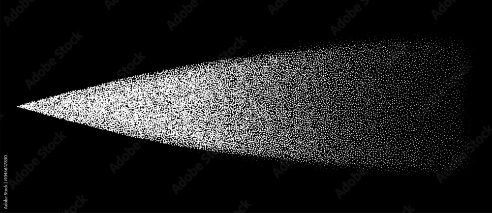Poster abstract art background with dots. stipple effect with chaotic noise. digital design element like sp