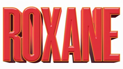 Vibrant retro logo design featuring bold lettering in red, ideal for branding or creative projects.