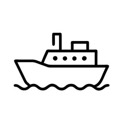 Obraz premium ship-icon