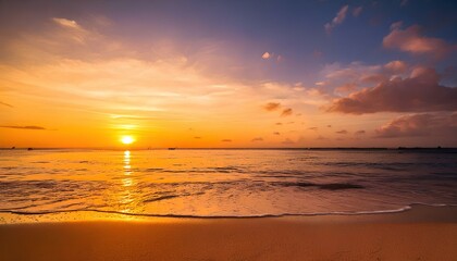 Obraz premium Closeup sea sand beach. Panoramic beach landscape. Inspire tropical beach seascape horizon.