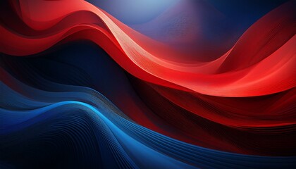 abstract red and blue wave background