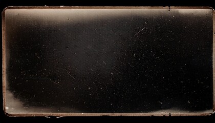 Fototapeta premium Authentic Vintage Film Strip Texture with Heavy Dust, Scratches, and Grain in Monochrome Black and White for Retro Cinematic Effects, Analogue Photography Projects, and Nostalgic Film Reel Background