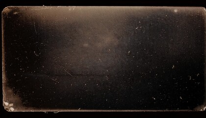 Fototapeta premium Authentic Vintage Film Strip Texture with Heavy Dust, Scratches, and Grain in Monochrome Black and White for Retro Cinematic Effects, Analogue Photography Projects, and Nostalgic Film Reel Background