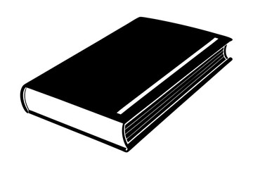  Book with blank spine to add your own title vector illustration 