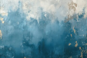 Obraz premium modern rustic textures, contemporary farmhouse design with textured abstract pattern in soft blues and neutral tones, blending rustic elements