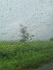 rain drops on the window