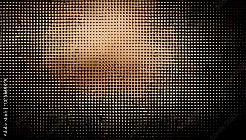 Poster Abstract Gradient Halftone Texture with Soft Dot Matrix Transition from Light to Dark Brown. Ideal for Modern Design Concepts, Background Textures, and Graphic Art Projects