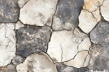 Obraz premium modern farmhouse textures, an engaging contemporary farmhouse abstract textured pattern background with organic cracks and ivory hints in a rustic style