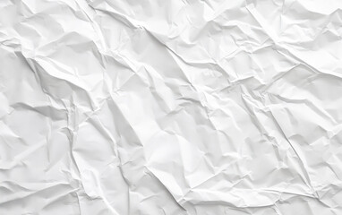 Obraz premium Abstract Texture of Crumpled White Paper Background