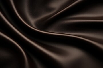 Obraz premium Rich, luxurious black fabric with elegant folds and smooth texture.