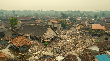 A community rebuilding its cultural identity after a disaster.