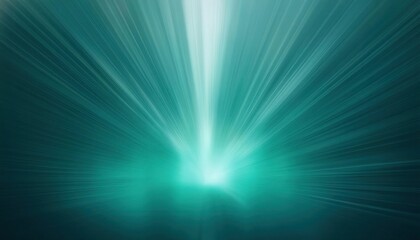 Obraz premium Radiant Burst of Teal Light. Abstract Energy Rays Converging in a Vivid Light Explosion, Perfect for Futuristic Design Concepts, Technology Backgrounds, or Spiritual Enlightenment Themes