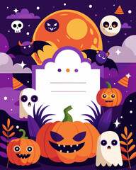 Halloween invitation cards 