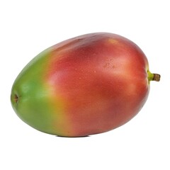 Fresh and Ripe Keitt Mango, Isolated on a White Background