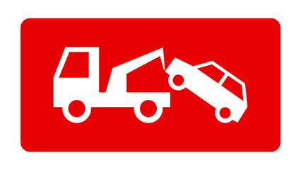 auto pomoc drogowa - holowanie samochodu ikona © robert6666