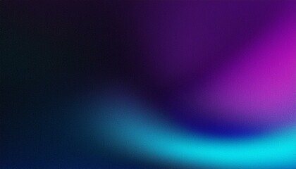 Dark purple-blue-black abstract grainy background with bright colorful gradient. Ideal for posters, headers and banner designs.