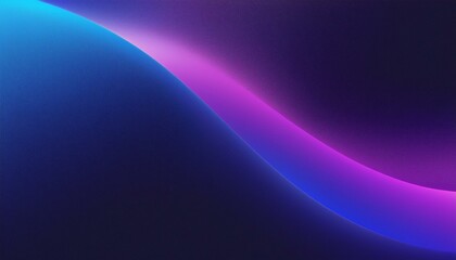 Dark purple-blue-black abstract grainy background with bright colorful gradient. Ideal for posters, headers and banner designs.