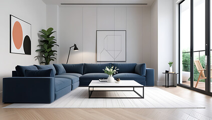 modern room features low table highly detailed renderings interior design