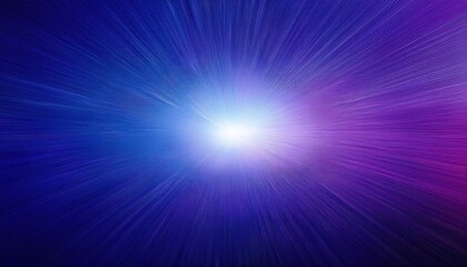 Obraz premium Radiant Burst of Light. Abstract Cosmic Explosion with Purple and Blue Light Rays, Symbolizing Speed, Energy, and the Expansion of the Universe. Perfect for Technology, Space, or Innovation Themes