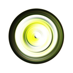 Colorful radial motion effect. Abstract rounded background. Color curves and sphere.