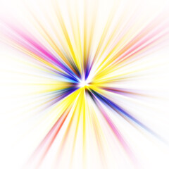 Obraz premium Colorful zoom motion effect. Abstract background.