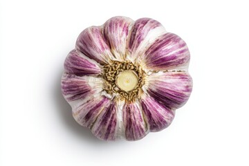 garlic isolated on white