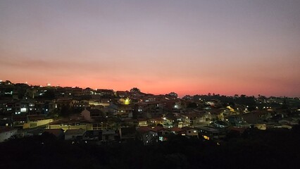 image of illuminated city at night