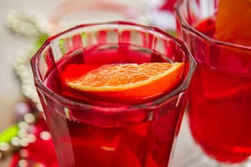 Mulled wine Christmas party grog delicious drink Christmas treat fresh delicious gourmet food...
